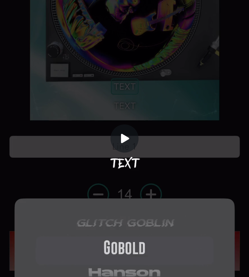Text and Font Options